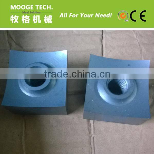 waste wood block shredder machine