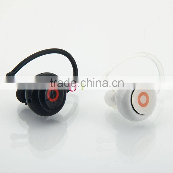 Universal Type Button Style 1-to-2 High-fidelity Stereo Wireless Bluetooth Headset Black