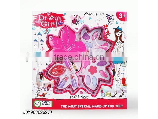 Plastic cosmetic toy set for girl make up set EN71