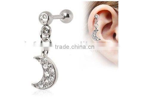 Gold PLated Tragus Cartilage Piercing Body Jewelry Suppliers
