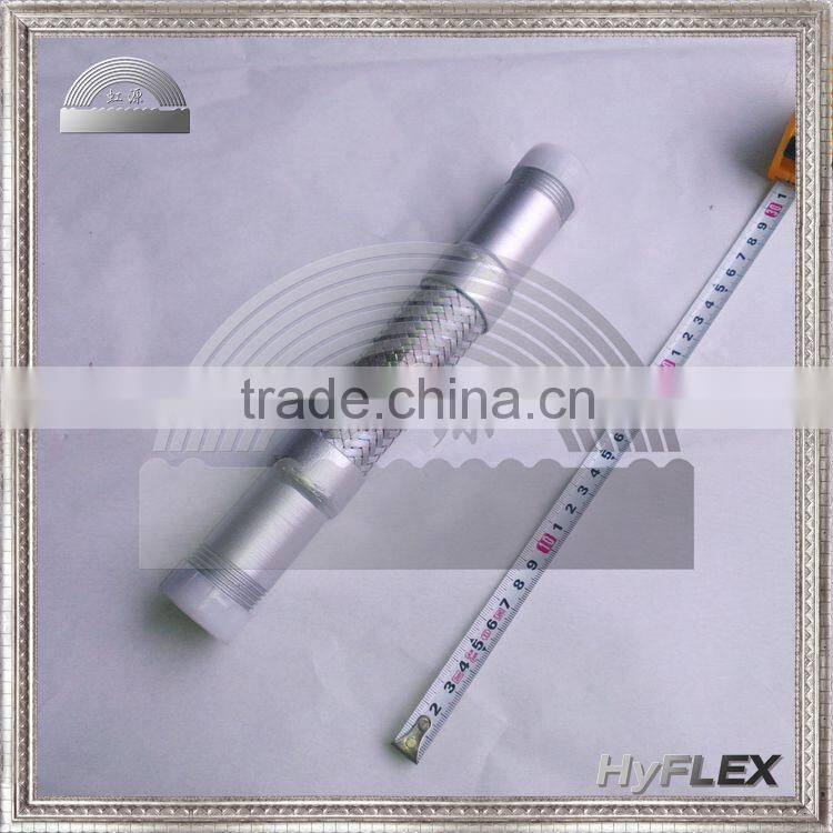 Flexible BRAIDED HOSE with THREADED NIPPLES CARBON STEEL NPT NIPPLES