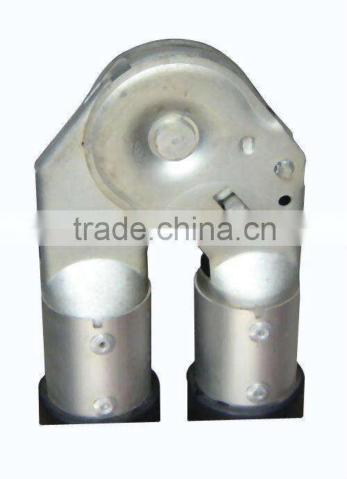 Multi-purpose telescopic folding aluminium ladder with 6+6steps 3.8m