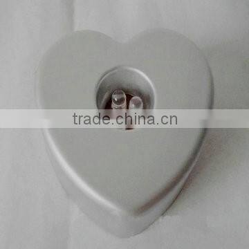 Crystal round led base with battery power for crystal block display