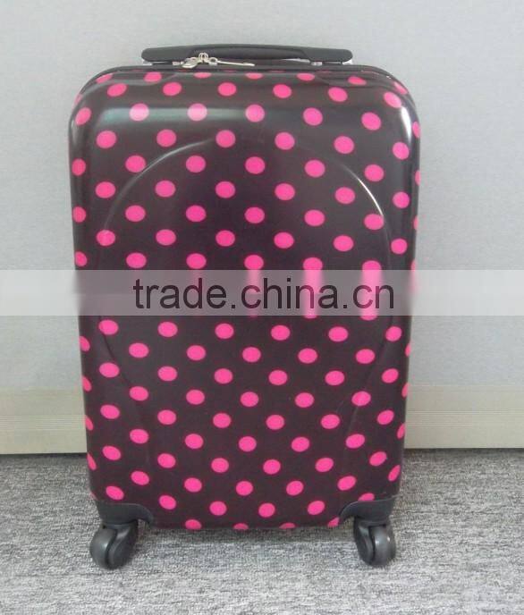 abs and pc 4 wheels travel luggage , trolley luggage, luggage set