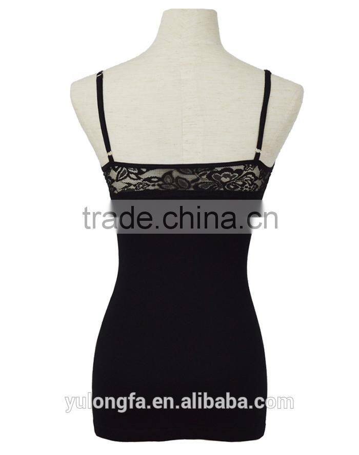 Factory New Design Lace Spaghetti Strap Camisole