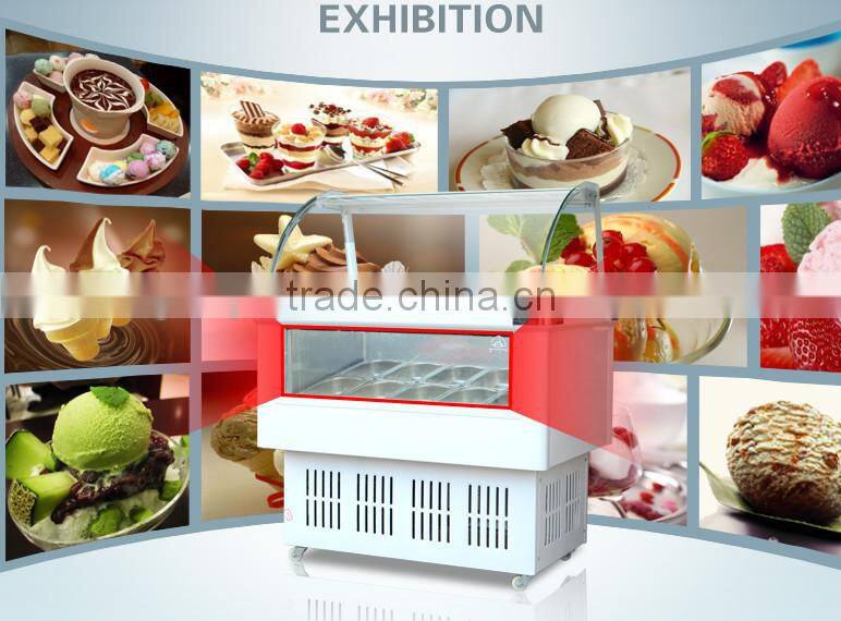 Commercial Ice Cream dispaly showcase for sale