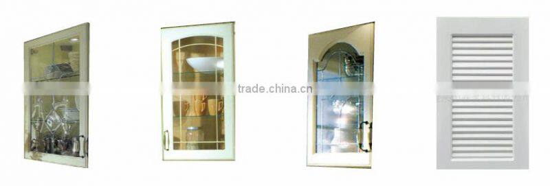 PVC kitchen cabinet with European style white