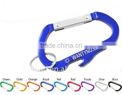EVA Aluminum Alloy Metal Bag Carabiner Hook With Strap