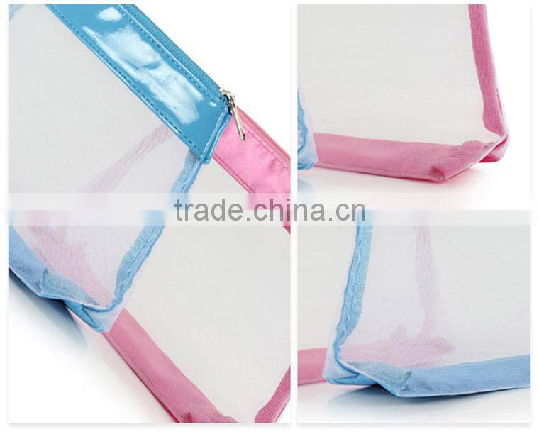 Shenzhen Alibaba Express PVC Purse Woman Mesh Bag