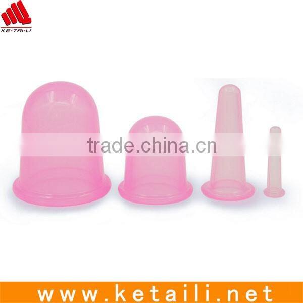 Factory Wholesale high quality Silicone cupping set and silicone massage chinese cupping set