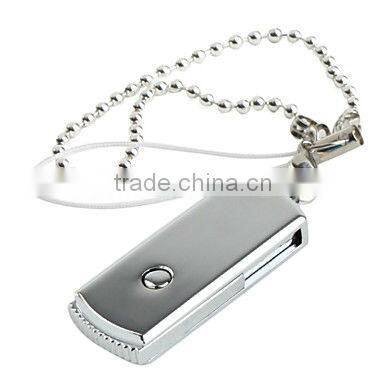 waterproof & Mini Swivel Keychain Style USB Flash Drive