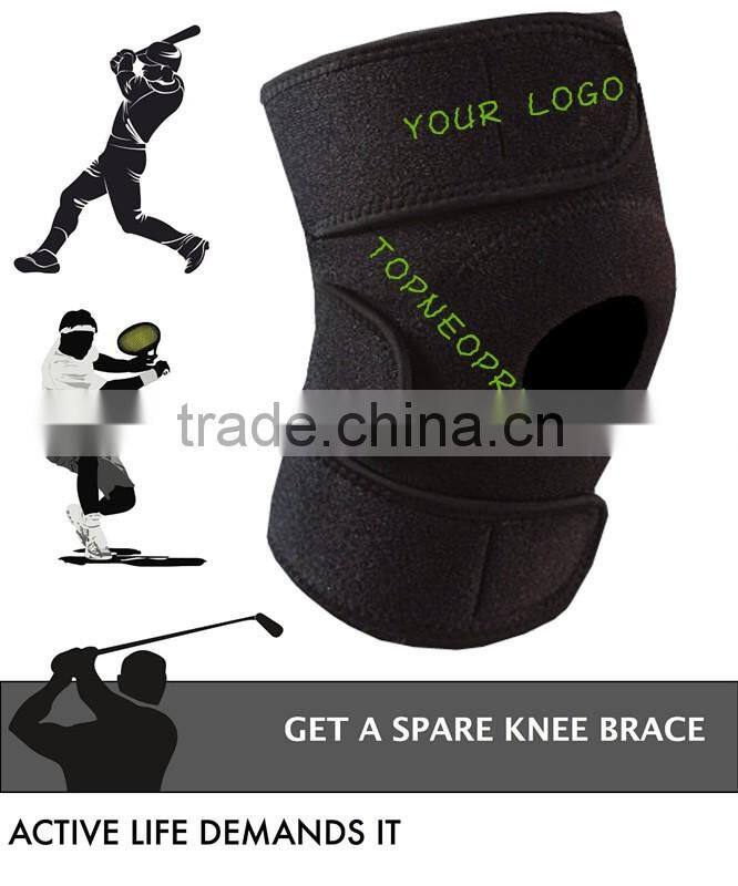 High Qualtity Adjustable kneepad neoprene sports/medical knee support