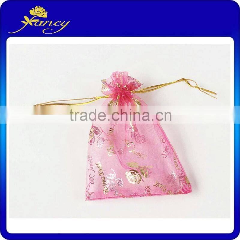 High Quality Custom Printed Organza Bag, Organza Jewelry bag