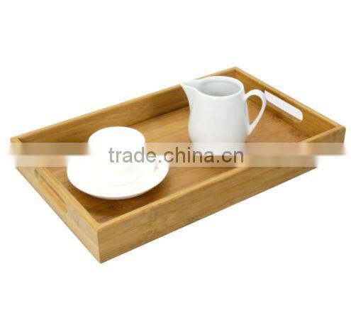Trade assurance unique Bread storage table decorative wooden tray
