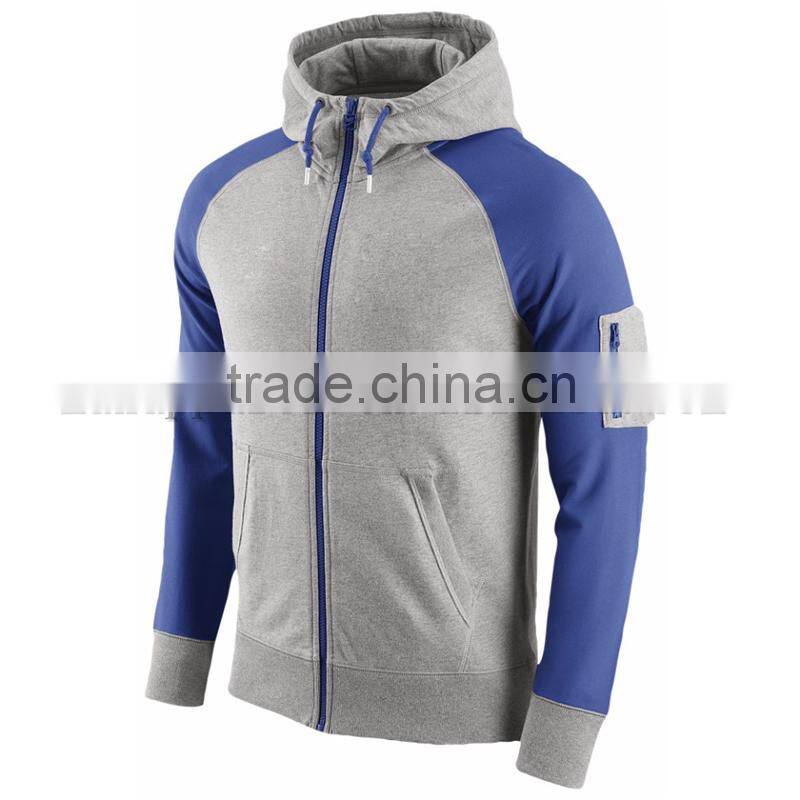 2016 Custom Wholesale Man Hoodie Cotton/Spandex Lightweight Hoodie
