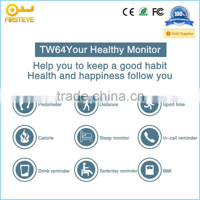 2015 Korean Fashion Electronic smart bracelet with Vibration , Caller ID ,OLED display