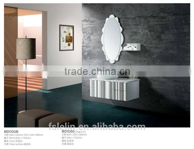 LELIN classicial solidwood bathroom furniture design top sale wash basin vanities LM-1100B
