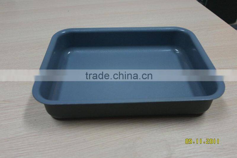 ALUMINUM BAKING TRAY PAN WITH NON STICK COATING AND POPULAR SIZE