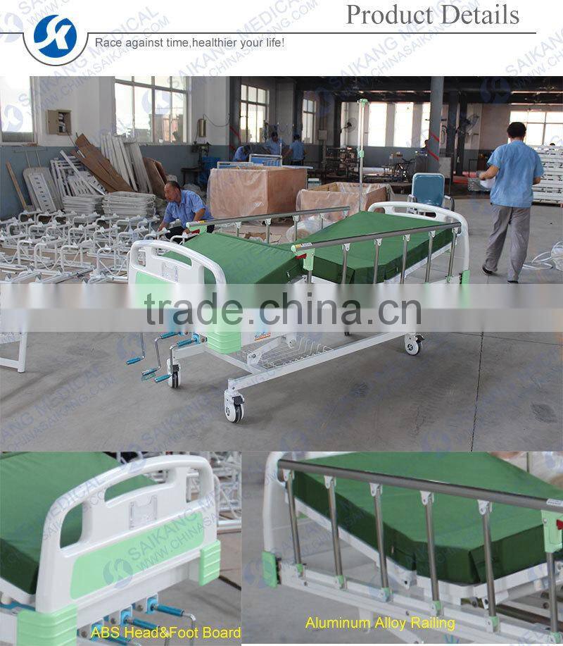 Hot Sale Manual Adjustable Hospital Bed