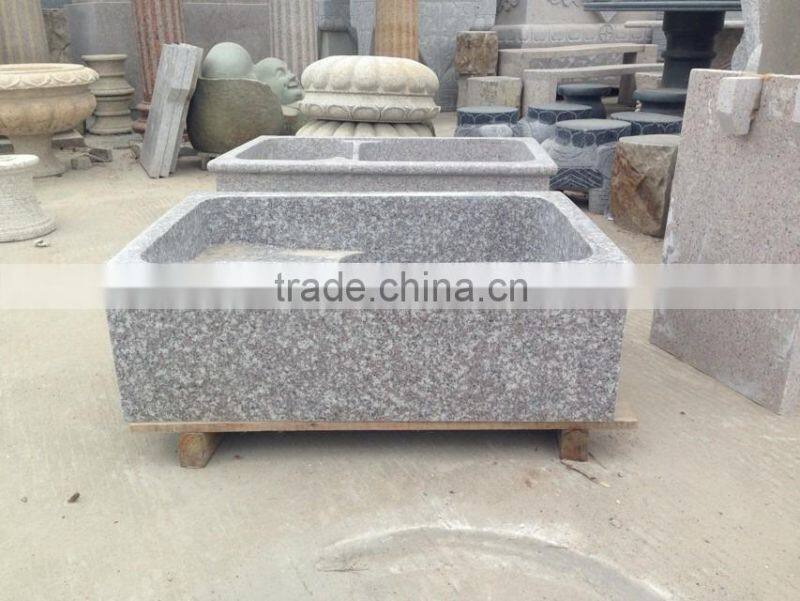 natural polished granite kitchen sink