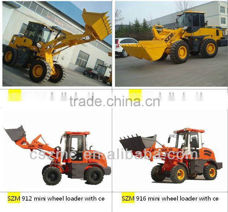 farm machinery mini garden loader zl-10 NEO 910 with changchai engine hydraulic joystick