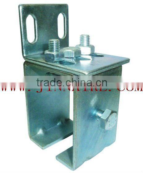 high quality hanger roller bracket with white galvanized