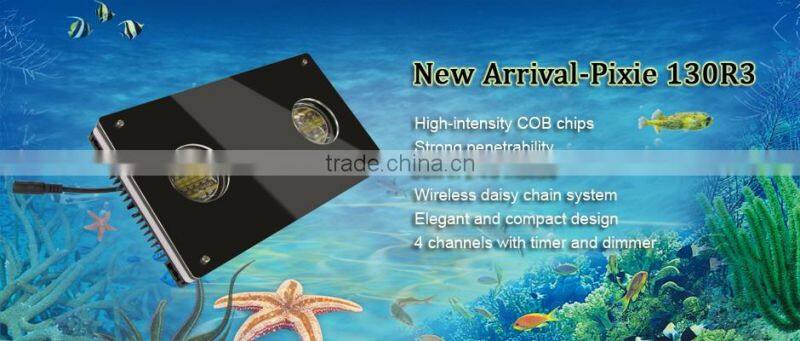Lumini programmable coral reef used led aquarium lighting aquabeauty 130w