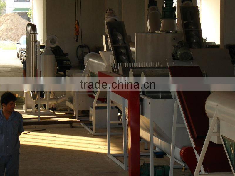 High capacity pp pe film recycling and washing line with price