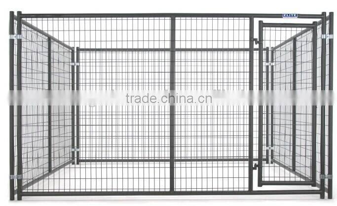 outdoor powder coated dog kennel large dog cages for sale