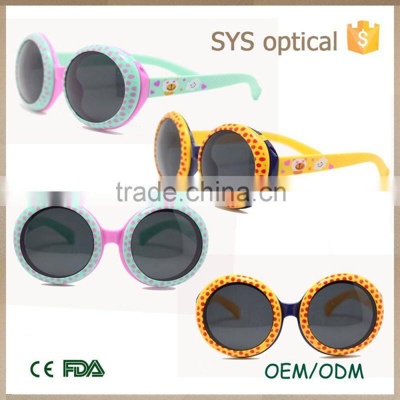 2016 Vintage round baby sunglasses kids uv400 sunglasses