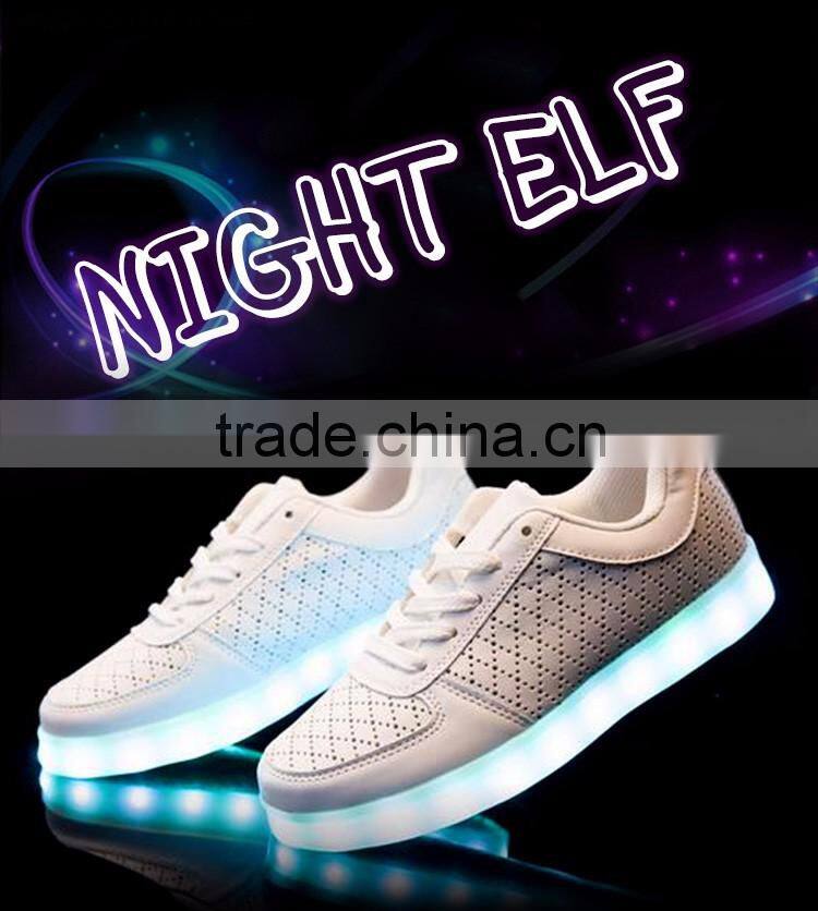 Adults soft wearing LED Luminous sports leisure shoes