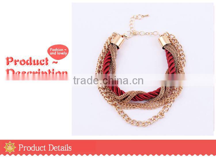 >>>2015 hot sale European American style bracelets fashion women bracelet handmade multilayer bracelet