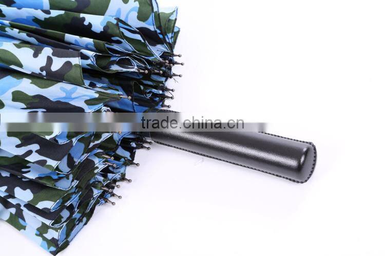 China Supplier 24K Best Windproof Solid PG Fabric Umbrella For Wind