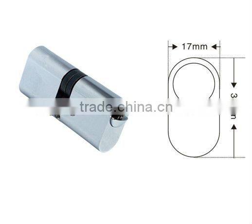 double cylinder lock with computer key