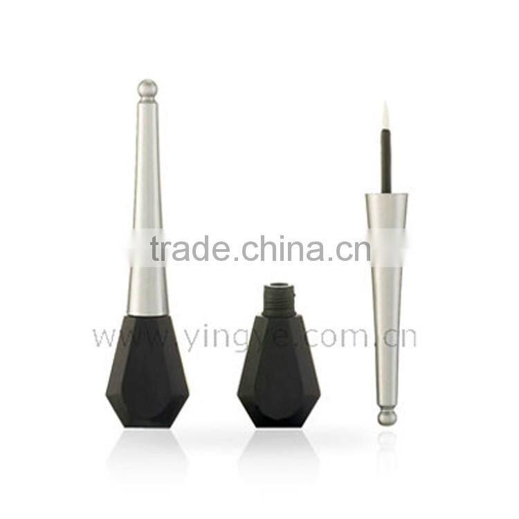 Black bottom fancy plastic empty eyeliner tube