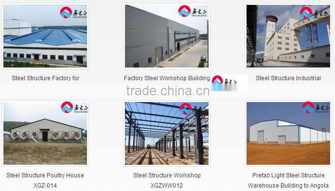 Workshop building steel structure and sandwich panel