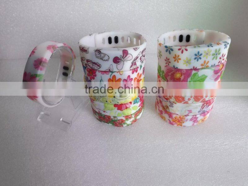 Cheap colorful led digital touch watches with Japan movement