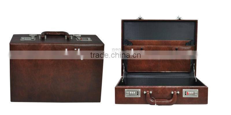 Professional custom briefcase with briefcase locks , business men's office attache case for best selling products 2016 in usa