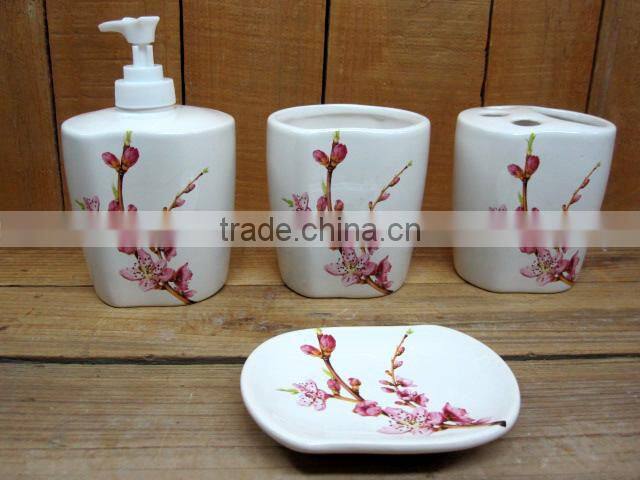 new decal ceramic oval divided dinner plate