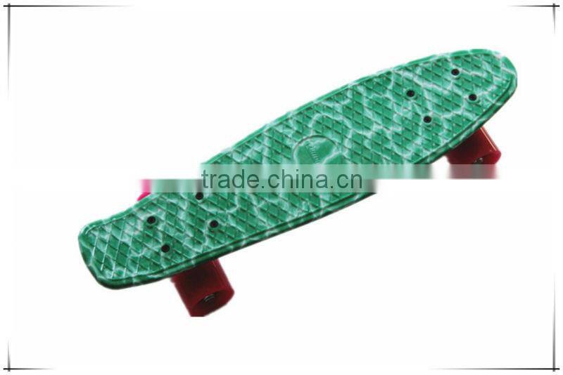 22 /27 inch plastic skateboard water transfer deck