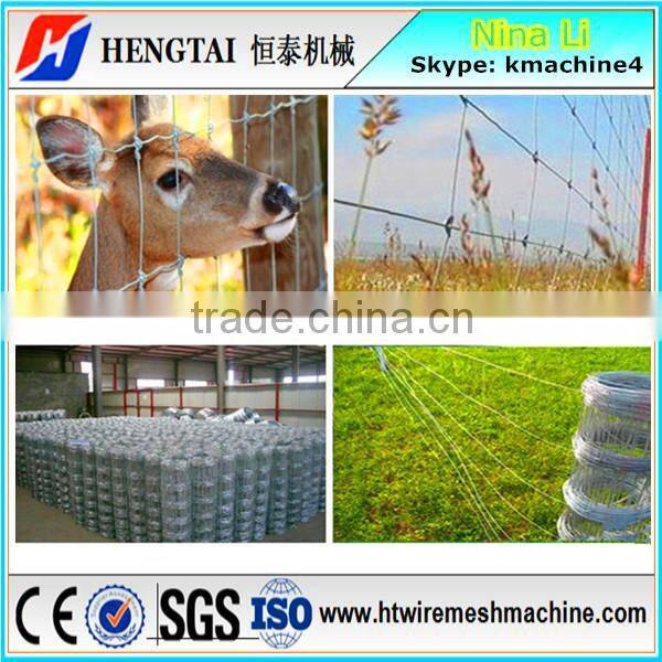 Easy to Operate! Full Automatic Grassland Fence Wire Mesh Weaving Machine