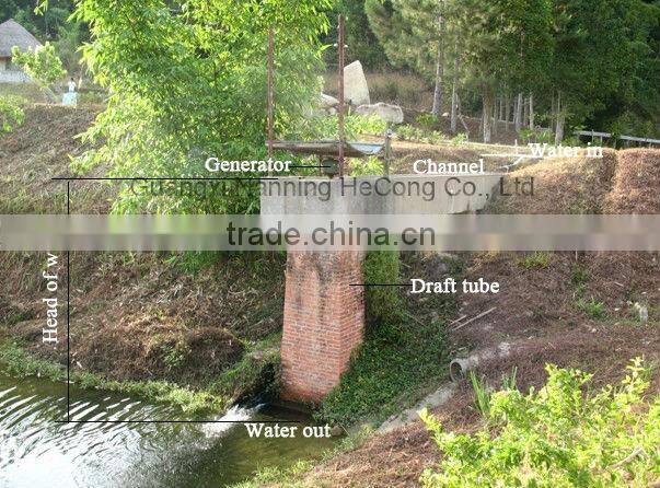 5kw Mini Incline-jet Hydro Turbine Generator