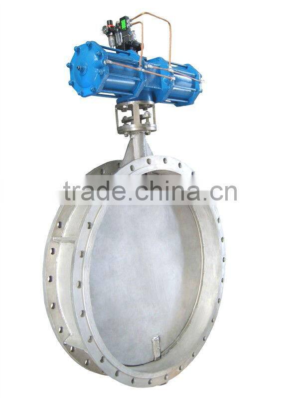 air actuated butterfly valve