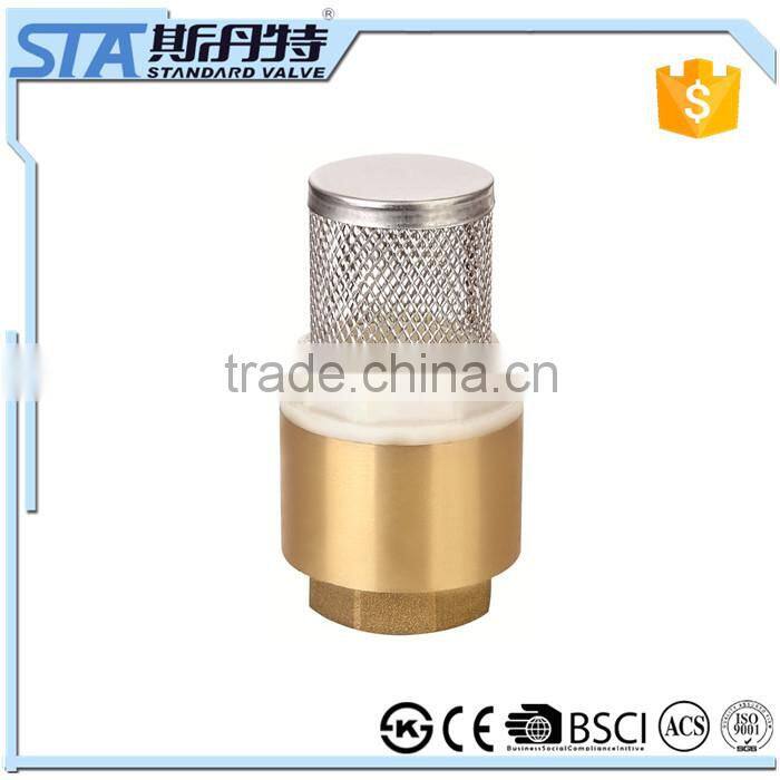 ART.4007 swing check valve dn50 air compressor with cw617n and blast motorize NPT threaded connection high quality manual power