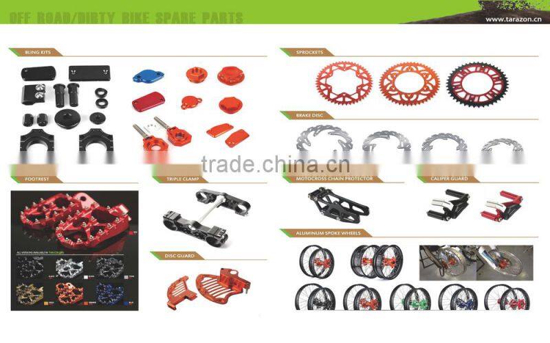 Suzuki Dirt Bike CNC Aluminum Footpeg Footrest Foot Pegs For RMZ250 2014