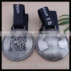 factory wholesale price custom sports medal,Canada zinc alloy award medal,antique silver medal,spinning medal,bike medal