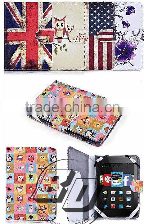 Ultra High Quality Beautiful Printed patterns Flip PU Leather Cover Case For Amazon Kindle eBook Reader lowest price