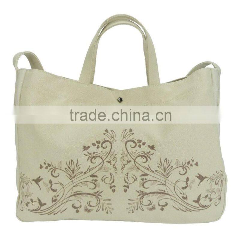 Ningbo Ronhon Premium Gift Bags Canvas Shoulder Messenger Large Size Shopping Bag