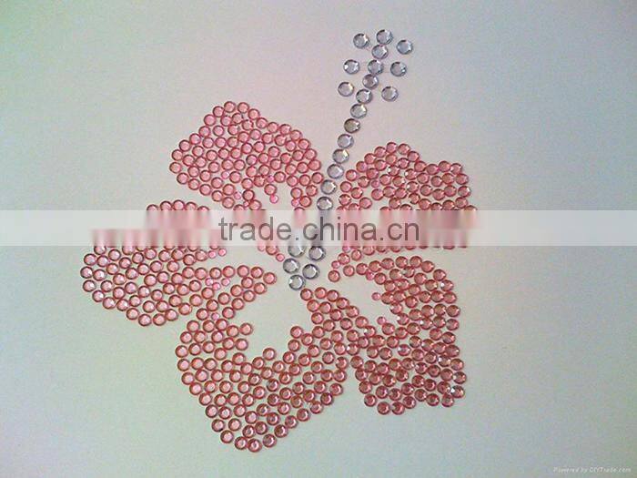 Flower Laptop Adhesive Acrylic Rhinestone Sticker