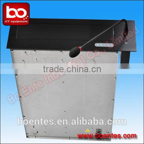 Brushed Aluminum Pop Up Desktop Monitor Lift/Motorized LCD Monitor Lift